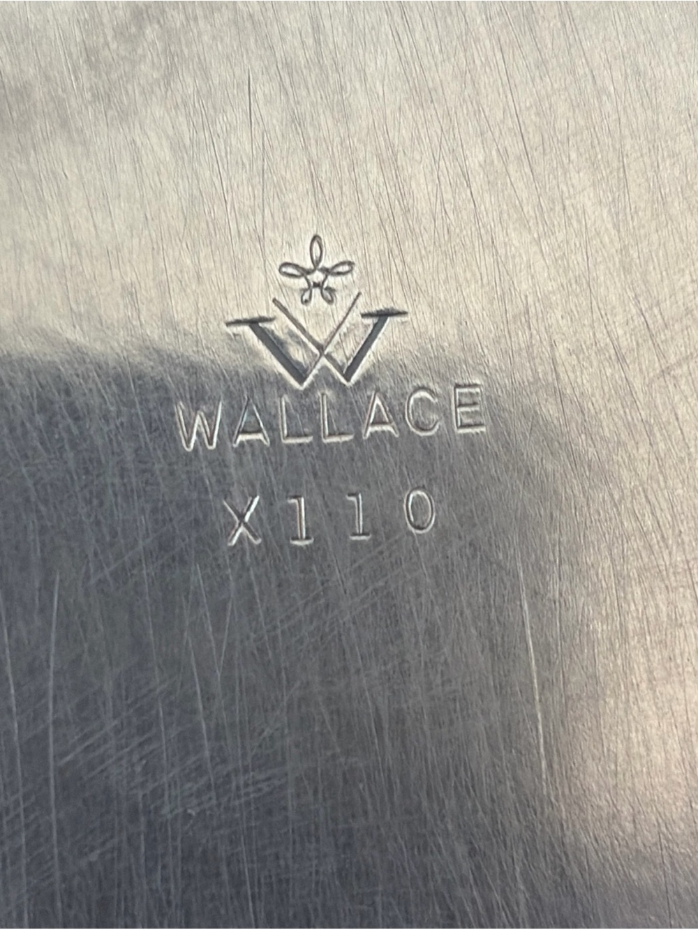 Vintage Wallace 15” Silver Plated Serving Tray X110 - Picture 6 of 6